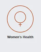 icon depicting women's health